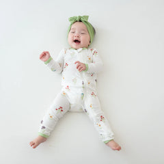 Zippered Romper in Wildflower