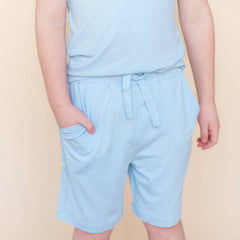 Drawstring Short in Breeze