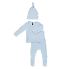 Pointelle Take Me Home Set with Cap in Breeze