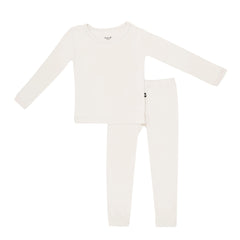 Long Sleeve Pajamas in Oat