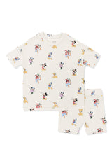 Toddler Biker Short Set in Mickey Mouse and Friends