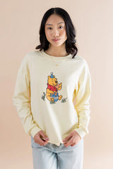 Women's Sweatshirt in Winnie the Pooh on Chamomile