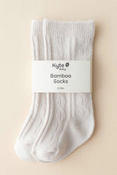Knee High Socks in Oat