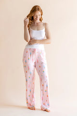 Women's Lounge Pants in Sakura Ice Cream
