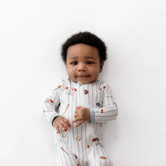 Zippered Romper in Home Run
