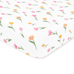 Crib Sheet in Tulip