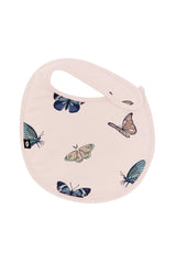 Cushy Bib in Blush Butterfly