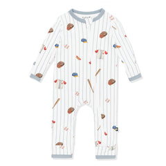 Zippered Romper in Home Run