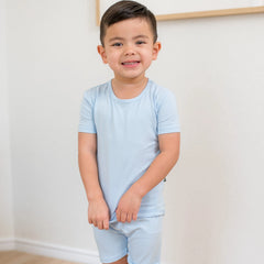 Short Sleeve Pajamas in Breeze