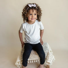 Knotted Bow Headband in Blush