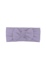 Knotted Bow Headband in Taro