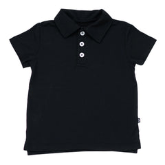 Toddler Short Sleeve Polo in Midnight