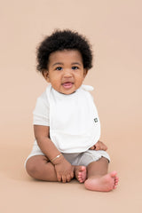 Terry Pocket Bib in Cloud