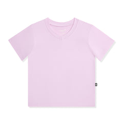 Toddler V-Neck Tee in Thistle