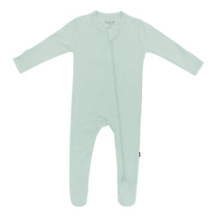 Zippered Footie in Sage