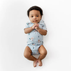 Polo Bodysuit in Mallard Duck