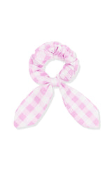 Scrunchie in Gingham Thistle