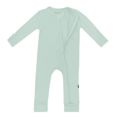 Zippered Romper in Sage
