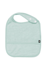 Terry Pocket Bib in Sage