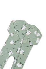 Zippered Romper in Koala