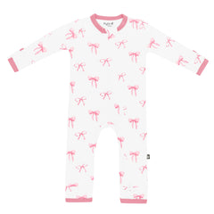 Zippered Romper in Bow