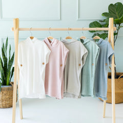 Swim Poncho in Cloud