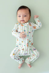 Zippered Romper in Honeydukes