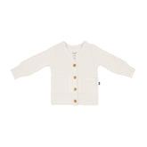 Bamboo Jersey Cardigan in Oat