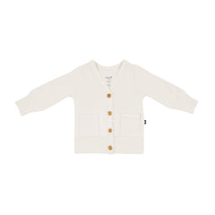 Bamboo Jersey Cardigan in Oat