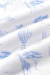 Knotted Bow Headband in Toile Safari