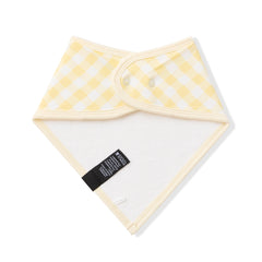 Bib in Gingham Chamomile