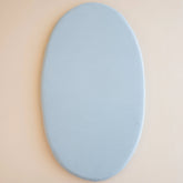 Oval Bassinet Sheet in Fog
