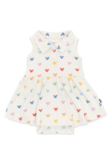 Polo Bodysuit Dress in Pastel Mickey Mouse