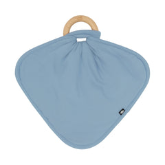 Lovey in Slate with Removable Wooden Teething Ring