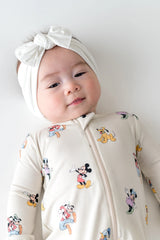 Zippered Romper in Mickey Mouse and Friends