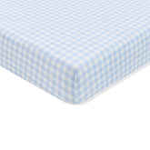 Crib Sheet in Gingham Breeze