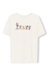 Women's Graphic Tee in Mickey and Friends on Ecru