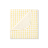 Baby Blanket in Gingham Chamomile 1.0