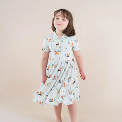 Polo Dress in Winnie the Pooh Hundred Acre Wood