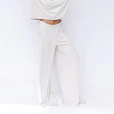 Women's Wide Leg Pant in Oat