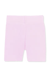 Ribbed Toddler Biker Shorts in Thistle