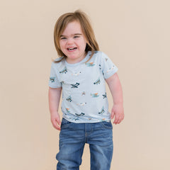 Toddler Basic Tee in Take Off