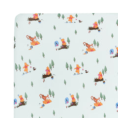 Crib Sheet in Winnie the Pooh Hundred Acre Wood