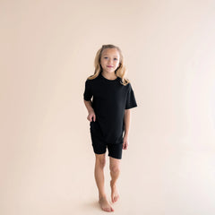 Toddler Biker Short Set in Midnight