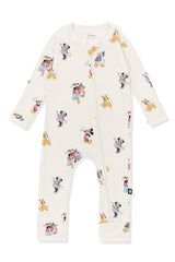 Zippered Romper in Mickey Mouse and Friends