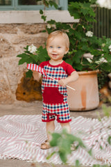 Shortall in Patriotic Gingham