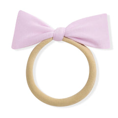 Tiny Nylon Bow in Thistle