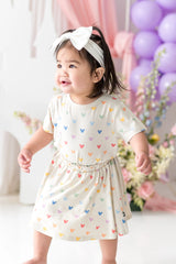 Toddler Skort in Pastel Mickey Mouse