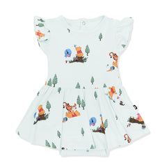 Twirl Bodysuit Dress in Winnie the Pooh Hundred Acre Wood