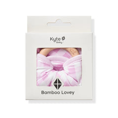 Lovey in Gingham Thistle with Removable Wooden Teething Ring